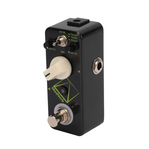 Modulation Reverb Pedal Elektrisk Guitar Single Block Effector 3 Modes Metal Shell DC9V