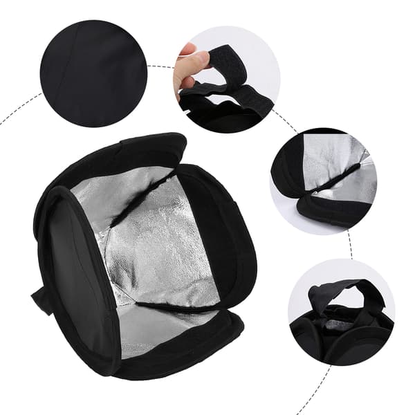 Universal Sammenfoldelig Letvægts Quick Release Flash Lys Diffuser Softbox til DSLR 23*23cm