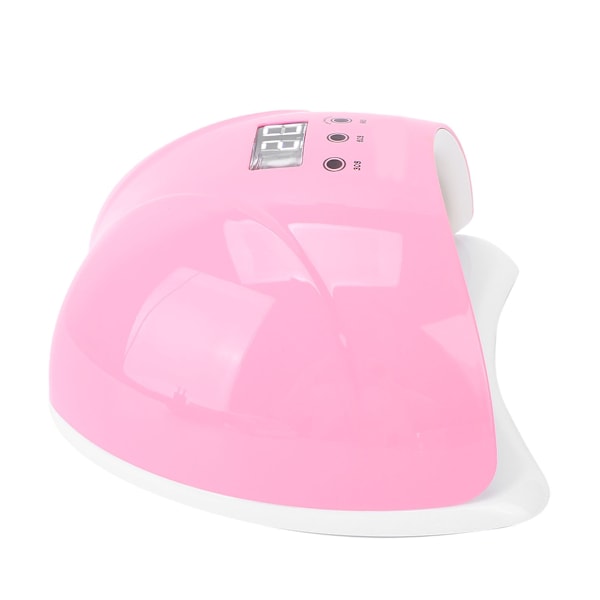 Snabbt professionellt nageltork LED-lampa nagelfototerapi gelpolering härdning 48W 100-240V rosa EU-kontakt