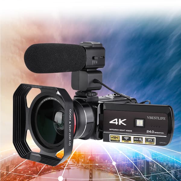 VBESTLIFE AC3-IPS 4K WiFi 3.1” Touch Screen Digital Video Camera