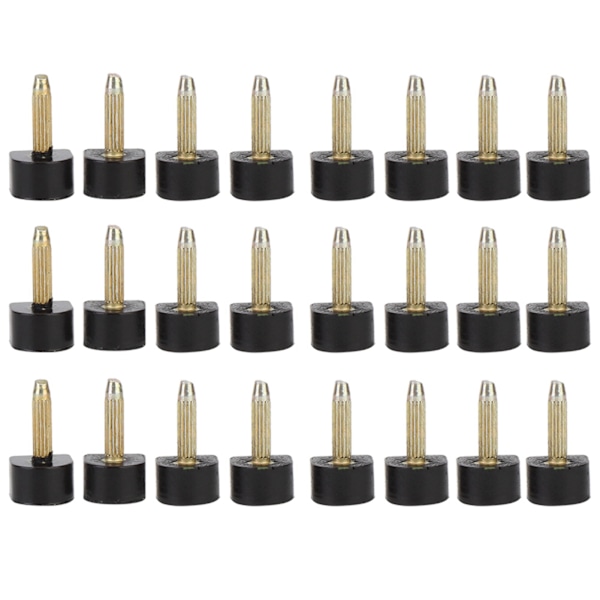 24 st Högklackade Ersättningstips Halksäkra Skoreparation Hälpluggar Skydd (10 * 10mm)