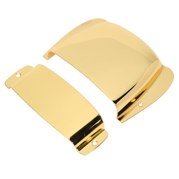 Pickup Bridge Cover Set Zinklegering Bassskyddskåpa för PB Elbas GitarrGuld
