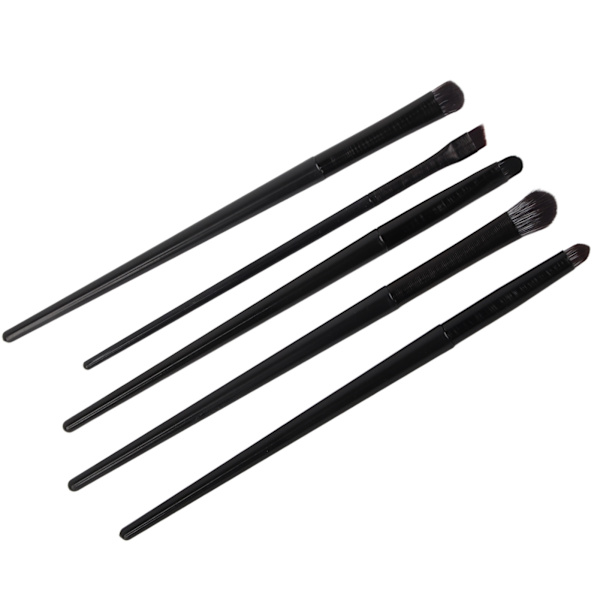 5 stk Eyeliner Smudge Makeup Brush Profesjonelt Mykt Øye Kosmetisk Vinklet Penselsett for Hjem