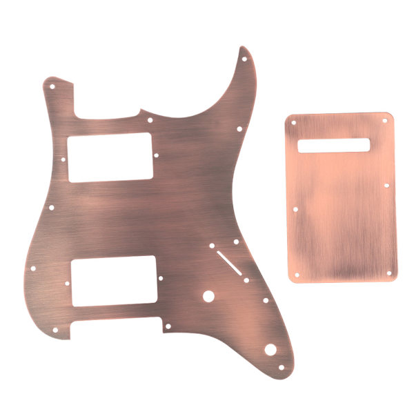 Gitarrer Koppar HH Pickguard & Bakplatta Tremolo Hålrumslock för ST Gitarr