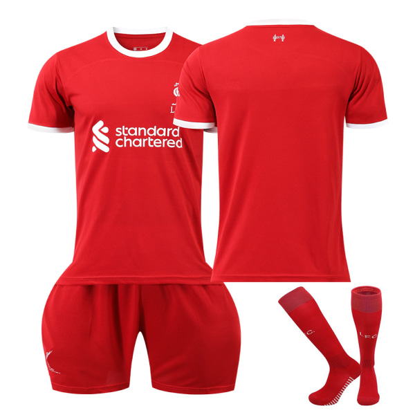 Liverpool barnfotbollströja set med strumpor 2023-2024 - INGET NUMMER#XXXL NO NUMBER #XXXL