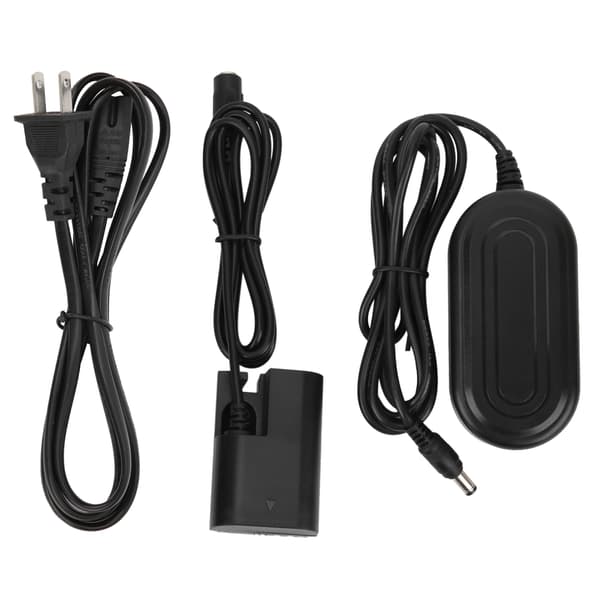 AC-strømadapter DC-kobling LPE6 fuldt afkodet dummy-batterisæt til Canon 5D2 5D3 5D4 6D 6D2 60D