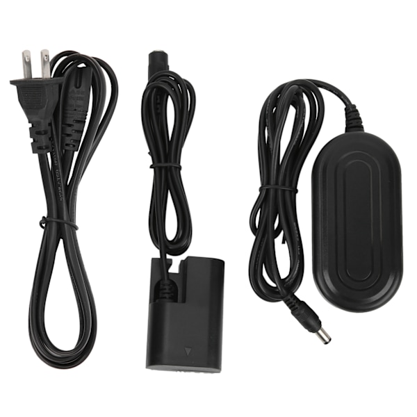 AC-strömadapter DC-koppling LPE6 Full Decoded Dummy-batterikit för Canon 5D2 5D3 5D4 6D 6D2 60D