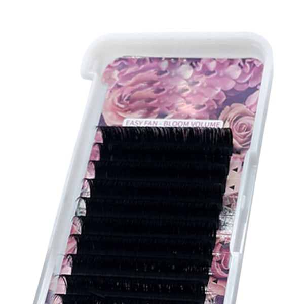 D Curl Planting False Lashes Black Grafting Eyelashes för daglig smink Cosplay Performance 0,05 D 14mm / 0,55in