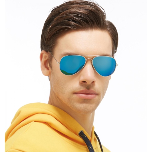 Aviator-aurinkolasit miehille ja naisille - Polarisoivat - UV 400 -suoja 55MM