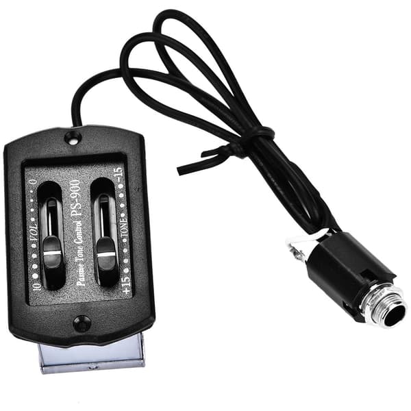 2-bånds forforsterker EQ Equalizer Piezo Pickup System for gitar erstatningsdel tilbehør
