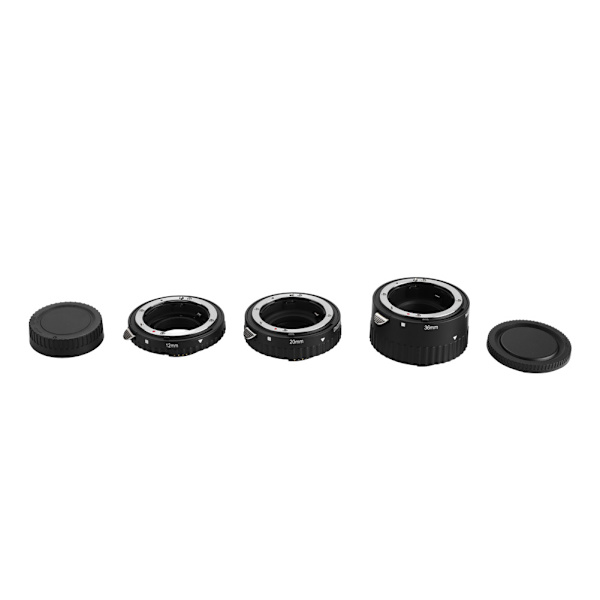 Sats för automatisk fokuseringsförlängningsrör 12 mm 20 mm 36 mm adapterring för Nikon DSLR-kameror