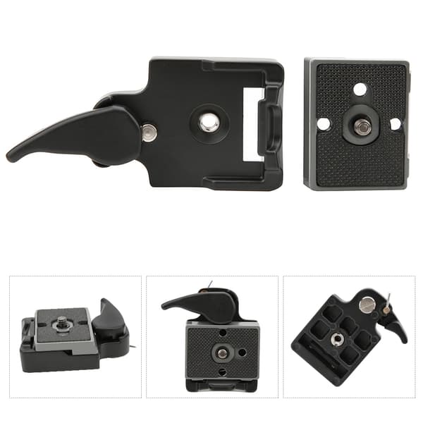 Kulehode hurtigutløserplate klemmeadapter stabilisatorplater for Manfrotto 200PL-14