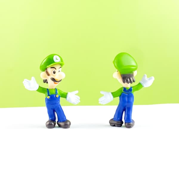 18 Super Mary Blind Box Håndlagde Mario Spillleker, Dukker, Vridde Egg, Bilkakepynt