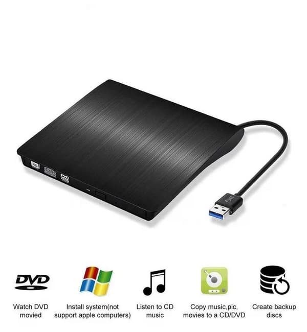 USB3.0 ekstern mobil optisk drev DVD-brænder notebook desktop CD-ROM computer CD-RW ekstern