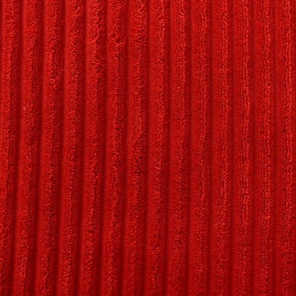 Kuddfodral 20x20 juldekorativt set med 2 solida supermjuka manchesterränder fyrkantiga kuddfodral, 20 x 20 tum (50 cm), röd