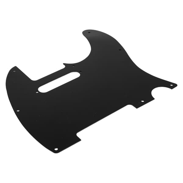 Elektrisk gitarr plektrumskydd Hög styrka Repskyddad aluminiumlegering Front gitarrskyddsplatta Svart