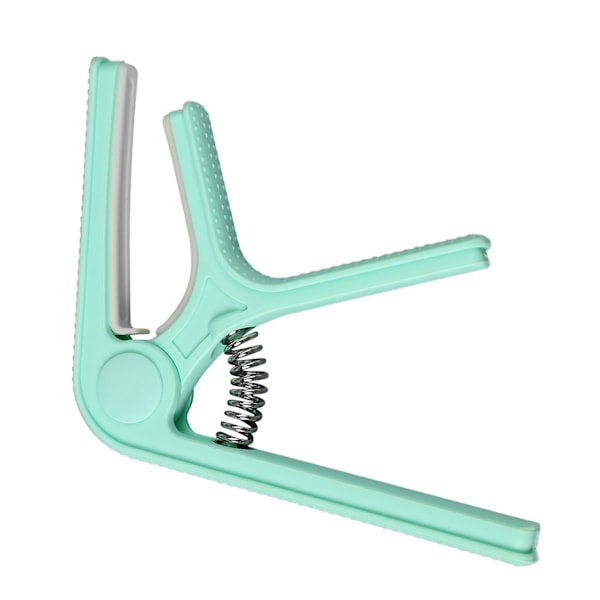 Gitarr Capo Clip Clamp med halkfri spets Universal Great Protection Ukulele Elgitarr Capo Cyan