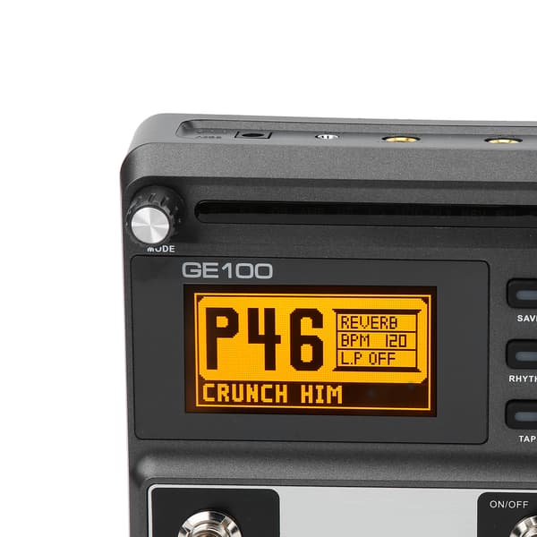 Guitar MultiEffects Pedal med 180 s Loop-optagelse Touch High Light LCD-skærm