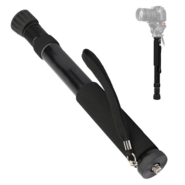 Bärbar justerbar handhållen monopod i aluminiumlegering för DSLR-kamera, telefon, videoförlängningsstång