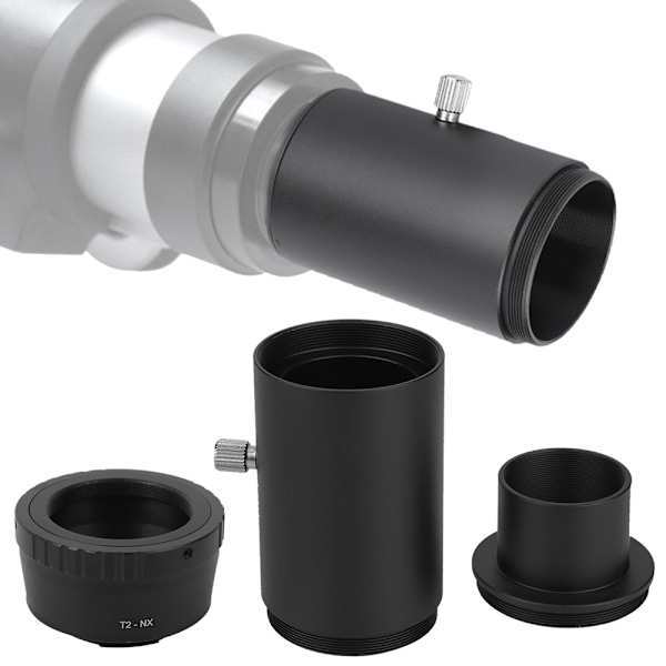 Astronomiskt teleskop fast fotografi 1,25 tum förlängningsrör adapterring för Samsung NX
