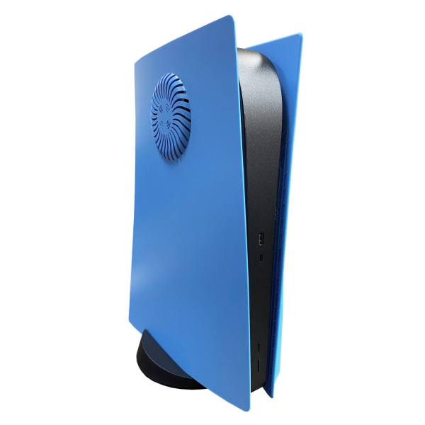 Vent Heat PS5- cover PS5- case ABS anti-scratch Ventilation Värmeavledning PS5- cover(skivversion)blå