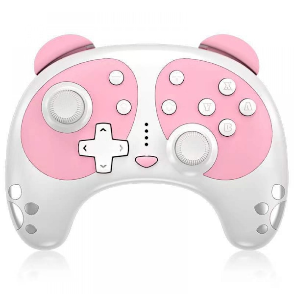 STOGA trådløs controller til Nintendo Switch, med Switch Lite/PC/Switch OLED, med Turbo/Dobbelt vibration/NFC Wakeup (Pink)
