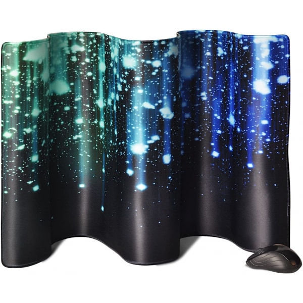 Meteor Resmi Kaymaz Dizüstü Bilgisayar Mouse Pad Optik Lazer Mouse için Mat Mouse Pad 900x400x2 Mavi