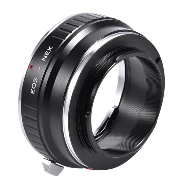 K&F Concept 1 stk. holdbar EOS-objektivadapterring til Sony NEX-monterede DSLR-kameraer