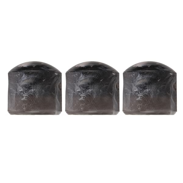 3 st elektrisk gitarrknopp sträng potentiometer regulator instrument tillbehör set kit svart