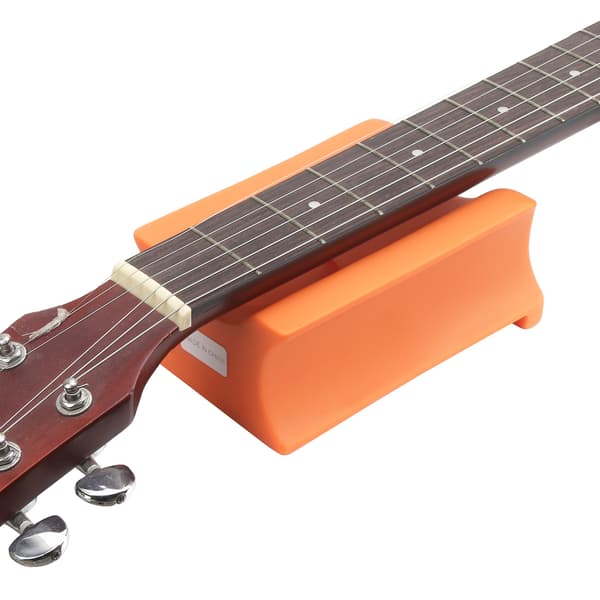 Gitarrhalsstöd Bärbar Fäste Skyddsdyna Elastiskt Material Instrumentvård VerktygOrange