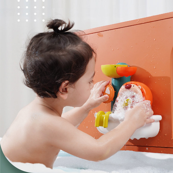 Lägg till nöje till badstunden med vår Lejonbubbelbadleksak - perfekt för lektid för barnens badrum, tandborstning och interaktion mellan föräldrar och barn