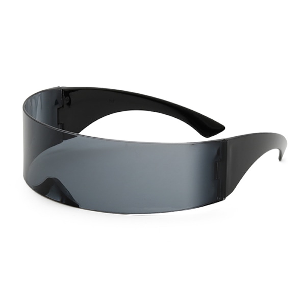 Futuristiset kilpikonna-aurinkolasit Monoblock Cyclops 100% UV400