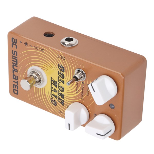 AC Analog Pedal Elektrisk Gitar Effektdeler 3 Moduser Musikkinstrument Tilbehør