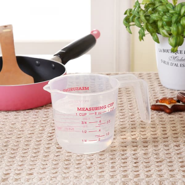 Kök dedikerad 250 ml mätkopp, Oz/kopp multi skala precision PP plast mätkopp, bakning och matlagning mätkopp.(10PCS)