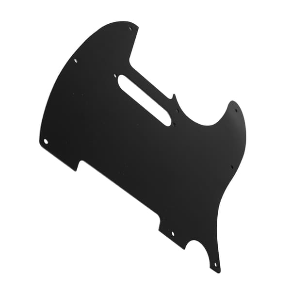 Elektrisk gitarr plektrumskydd Hög styrka Repskyddad aluminiumlegering Front gitarrskyddsplatta Svart