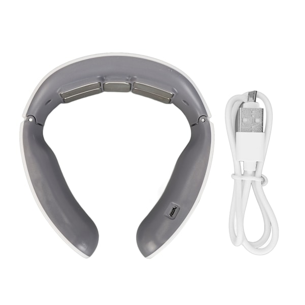 Elektrisk pulsmassager til nakken - Smart pulserende vibration - 6 tilstande - 9 niveauer - Muskelafspænding - Bærbar cervikal massager til hjemmebrug