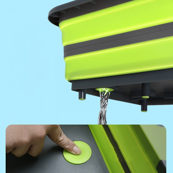 Hopfällbar diskbalja, Innovations Multi Function Bowl torkställ, bärbar skärbräda, hopfällbar avloppstvättkorg