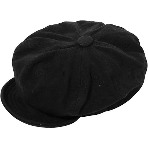 Miesten puuvillainen 8-paneelinen Ivy Newsboy -lakki Peaky Herringbone Cabbie Gatsby -hattu Applejack-lakki Bakerboy-baretti Litteä hattu, Unisex
