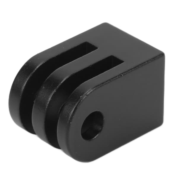Stativmonteringsbaseadapter i aluminiumslegering, sort mini 1/4 tommer interface stativadapter til bevægelseskamera