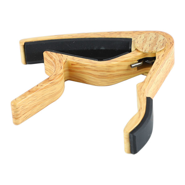 Guitar Capo i aluminiumlegering og massivt træ til akustisk, elektrisk guitar og ukulele