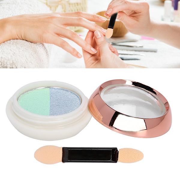 Nagelkonst Glitter Spegelpulver Pigmentpulver Nagelkonst Manikyrpulver Tillbehör04