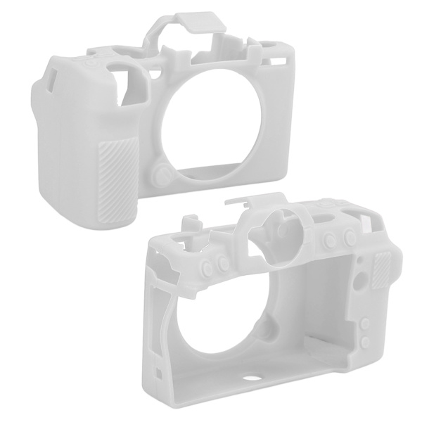 Silikonfodral för Fuji XS10-kamera, digitalt kameraskydd (vit)