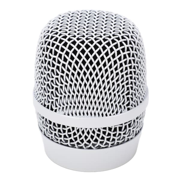 Kulehode Mesh Mikrofon Grille Erstatning Mikrofon Kulehode Mesh Grille for Baier BBS 666 Hvit