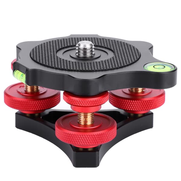 LP-64 Kraftig 15 kg 3/8'' Quick Release Plade Boble Libelle Stativ Kuglehoved