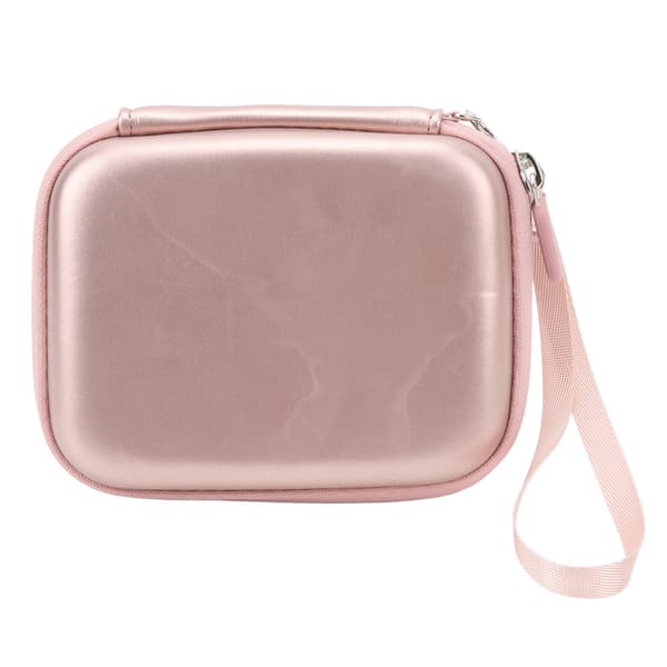 Kamerabeskyttelsestaske PU-læder Digitalkamera Hard Case til Mini EVO Link Liplay Blush Gold