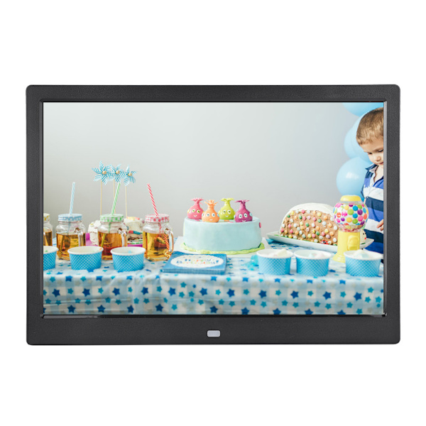15 tums svart multifunktionell smart digital fotoram elektroniskt album (AC100-240V)