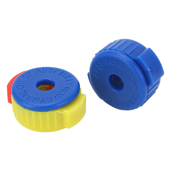 2 stk. Cymbal Quick Release Nut Push in Design Quick Set Cymbal Cap Tromme Tilbehør WC89