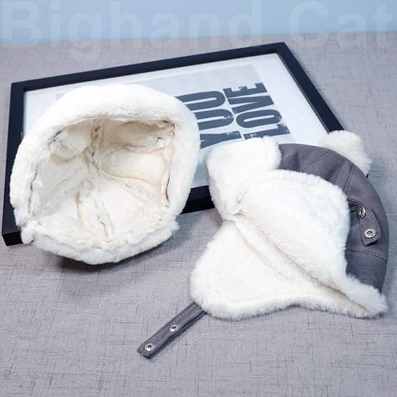 Baby Boy Ushanka Øreklapper Vinter Trooper Hat Unisex Børn Trapper Hat,02