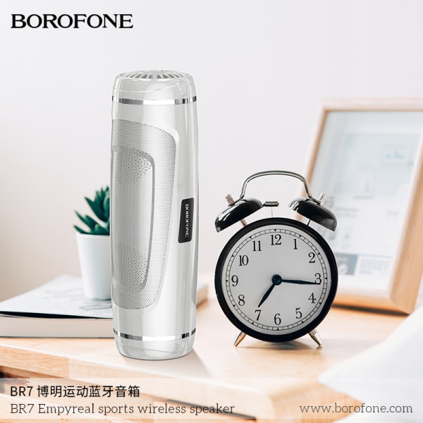 Borofone Pineapple Wind BR7 Sports Bluetooth högtalare 5 färger Blandad frakt utomhus subwoofer Bluetooth högtalare