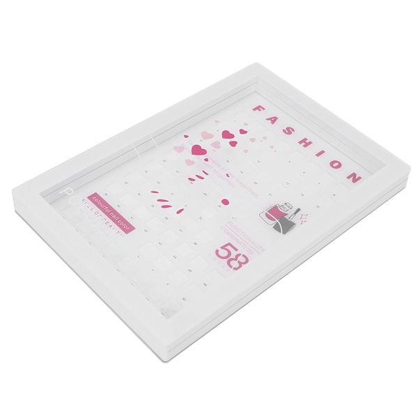 Neglekunst Display Bog 58 Farver Salon Negle Gel Farve Display Bog DIY Neglelak S Farvekort